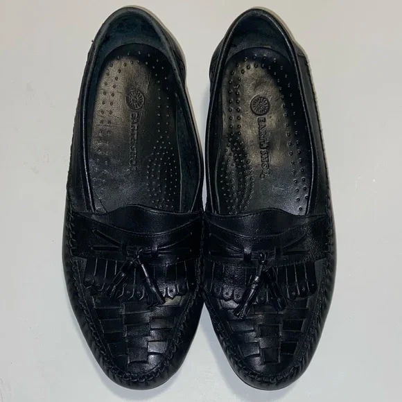 Shoes | Earth Shoe Mens Alan Black Leather Casual Tassels  display picture 2